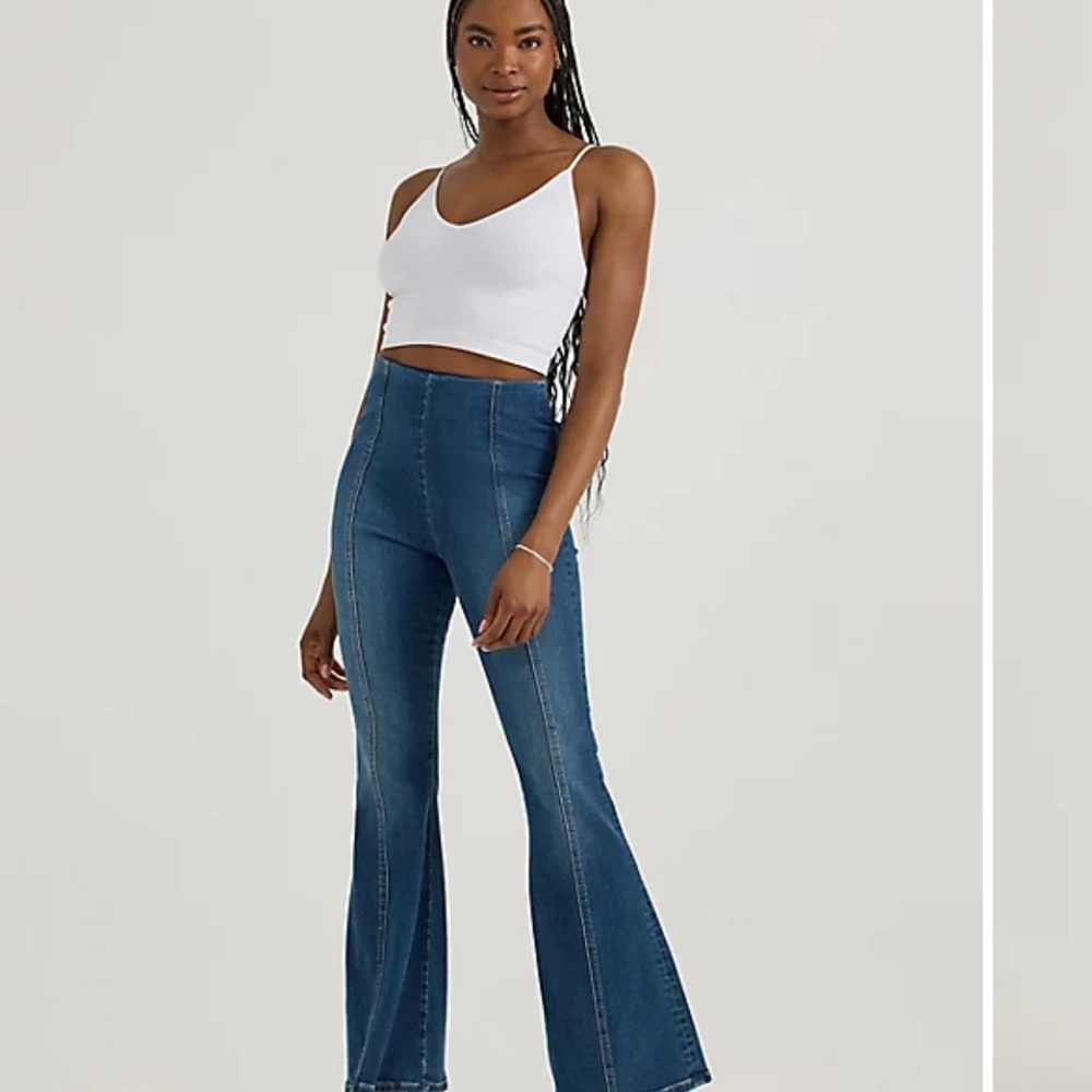 Lee flared pull on jeans